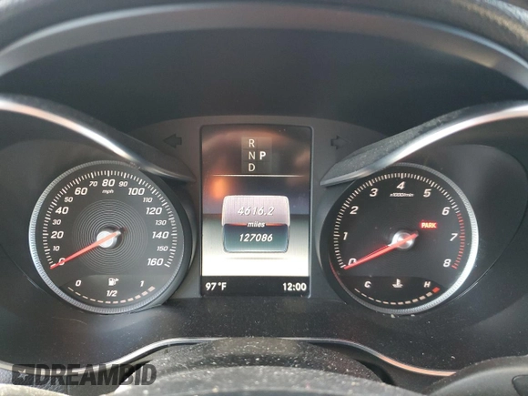 2019 Mercedes-Benz GLC 300 with VIN WDC0G4JB4KV126042, listed as a Copart auction lot 65271325 with 127,086 mi miles and Salvage title. Bid and sale history available at DreamBid. Image 9.