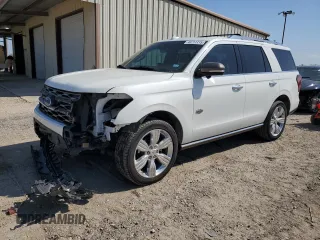2022 Ford Expedition King Ranch with VIN 1FMJU1PT4NEA17825, listed as a Copart auction lot 48711115 with 61,789 mi miles and Salvage Title. Bid and sale history available at carsss.com. Image 1.