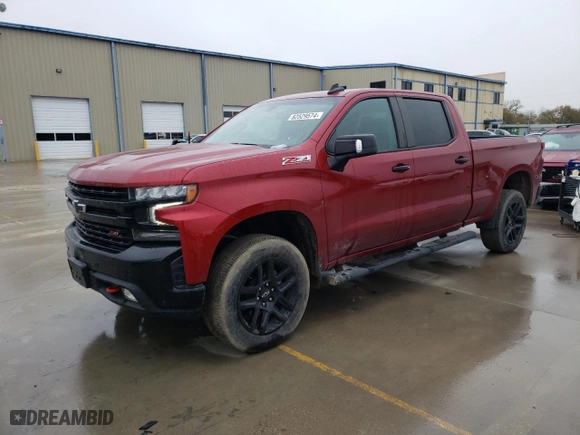 2022 Chevrolet Silverado 1500 LTD LT Trail Boss with VIN 3GCPYFED4NG164408, listed as a Copart auction lot 82529574 with 63,619 mi miles and Salvage Title. Bid and sale history available at carsss.com. Image 1.