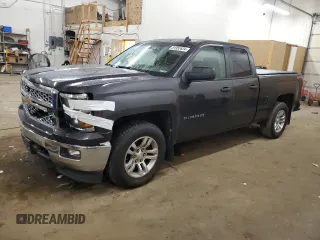2014 Chevrolet Silverado 1500 LT with VIN 1GCVKREH1EZ162287, listed as a Copart auction lot 81952624 with 128,141 mi miles and Salvage Title. Bid and sale history available at carsss.com. Image 1.