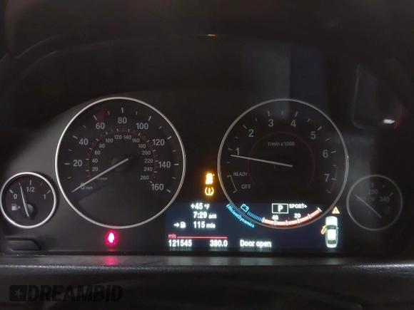 2013 BMW 3 Series 328i xDrive with VIN WBA3B3C5XDF532372, listed as a IAAI auction lot 41876130 with 121,545 mi miles and . Bid and sale history available at DreamBid. Image 7.