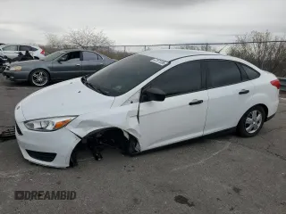 2018 Ford Focus S with VIN 1FADP3E20JL287726, listed as a Copart auction lot 47871395 with 65,070 mi miles and Salvage Title. Bid and sale history available at carsss.com. Image 1.