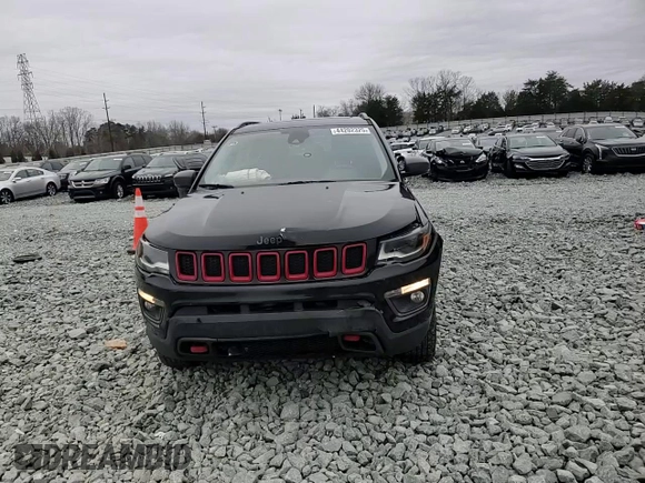 2018 Jeep Compass Trailhawk with VIN 3C4NJDDBXJT187550, listed as a Copart auction lot 44202325 with 108,579 mi miles and Salvage Title. Bid and sale history available at carsss.com. Image 12.