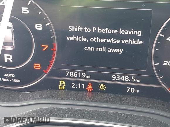 2020 Audi Q5 Premium Plus with VIN WA1BNAFY4L2006576, listed as a IAAI auction lot 41788222 with 78,619 mi miles and . Bid and sale history available at DreamBid. Image 16.
