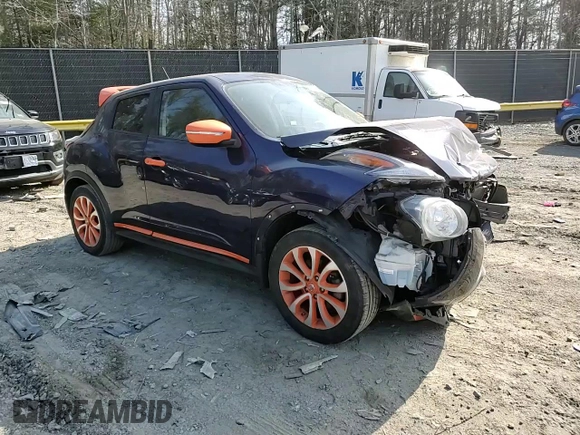 2015 Nissan Juke SV with VIN JN8AF5MV7FT550541, listed as a Copart auction lot 47573835 with 89,667 mi miles and Salvage Title. Bid and sale history available at DreamBid. Image 10.