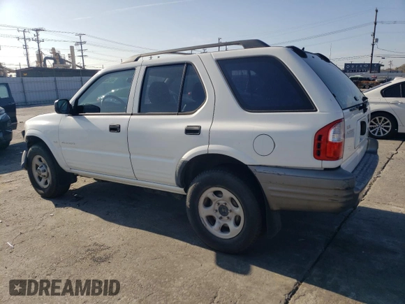 2001 Isuzu Rodeo S with VIN 4S2CK58W914331185, listed as a Copart auction lot 43748225 with 138,882 mi miles and Salvage Title. Bid and sale history available at DreamBid. Image 2.