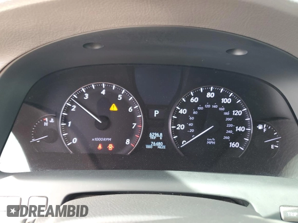 2008 Lexus LS 460 with VIN JTHBL46F585084185, listed as a Copart auction lot 51470605 with 76,480 mi miles and Salvage Title. Bid and sale history available at DreamBid. Image 9.