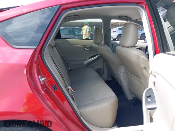 2012 Toyota Prius One with VIN JTDKN3DU8C5499775, listed as a IAAI auction lot 42065022 with 104,499 mi miles and . Bid and sale history available at carsss.com. Image 8.