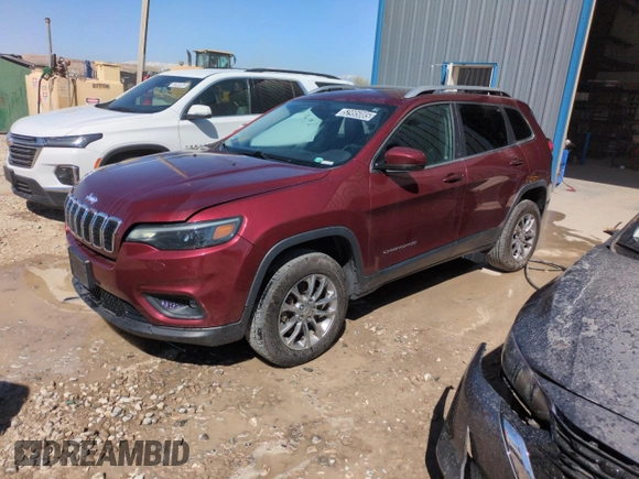 2020 Jeep Cherokee Latitude Plus with VIN 1C4PJMLB3LD569499, listed as a Copart auction lot 52995085 with 105,221 mi miles and Clean Title. Bid and sale history available at DreamBid. Image 1.
