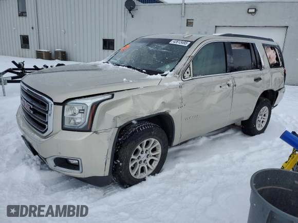 2017 GMC Yukon SLE with VIN 1GKS2AKC4HR372565, listed as a Copart auction lot 42613495 with 0 mi miles and Clean Title. Bid and sale history available at carsss.com. Image 1.