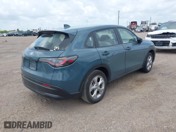 2024 Honda HR-V LX with VIN 3CZRZ2H30RM777970, listed as a IAAI auction lot 42147874 with 17,469 mi miles and . Bid and sale history available at DreamBid. Image 4.