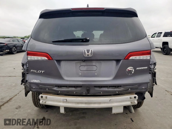 2021 Honda Pilot Special Edition with VIN 5FNYF5H25MB047648, listed as a Copart auction lot 49477835 with 31,900 mi miles and Salvage Title. Bid and sale history available at DreamBid. Image 6.