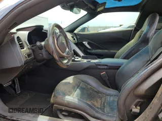 2015 Chevrolet Corvette 1LT with VIN 1G1YB2D71F5123780, listed as a Copart auction lot 62004154 with 0 mi miles and Salvage Title. Bid and sale history available at carsss.com. Image 7.
