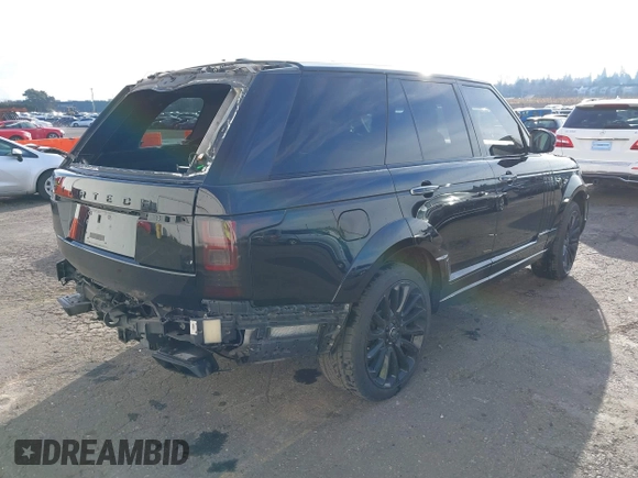 2016 Land Rover Range Rover Autobiography with VIN SALGV2EF0GA299639, listed as a IAAI auction lot 41330301 with 51,096 mi miles and . Bid and sale history available at DreamBid. Image 4.