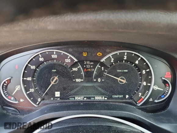 2018 BMW X3 xDrive30i with VIN 5UXTR9C52JLD60435, listed as a Copart auction lot 51991325 with 93,427 mi miles and Clean Title. Bid and sale history available at DreamBid. Image 9.