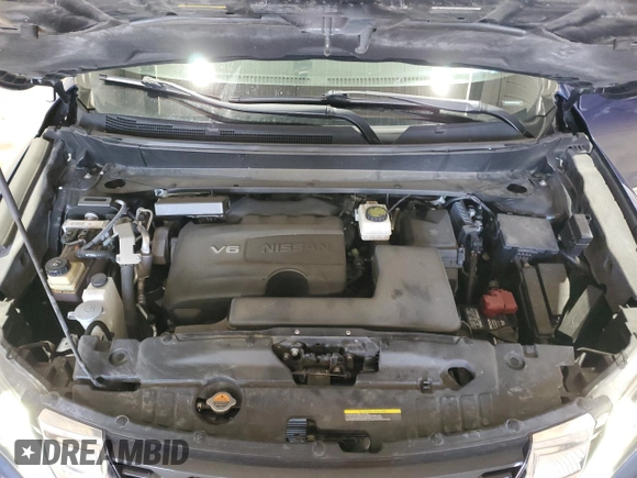 2017 Nissan Pathfinder SL with VIN 5N1DR2MM5HC627668, listed as a Copart auction lot 51353145 with 84,129 mi miles and Salvage Title. Bid and sale history available at carsss.com. Image 12.