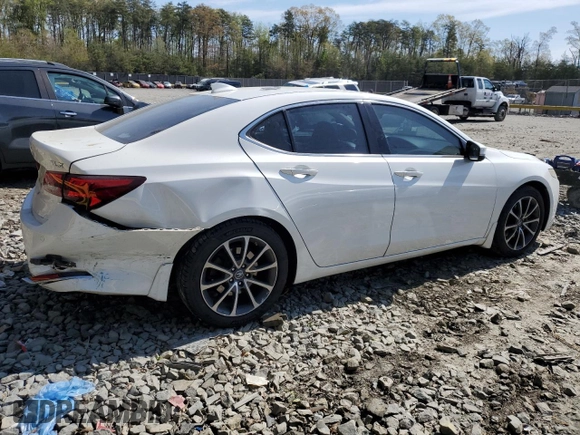 2015 Acura TLX V6 Advance with VIN 19UUB2F77FA014090, listed as a Copart auction lot 53686835 with 194,533 mi miles and Salvage Title. Bid and sale history available at carsss.com. Image 3.