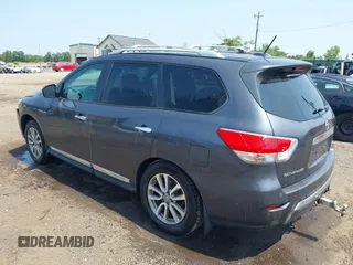 2013 Nissan Pathfinder SL with VIN 5N1AR2MM0DC613562, listed as a IAAI auction lot 42378840 with 113,898 mi miles and . Bid and sale history available at DreamBid. Image 3.