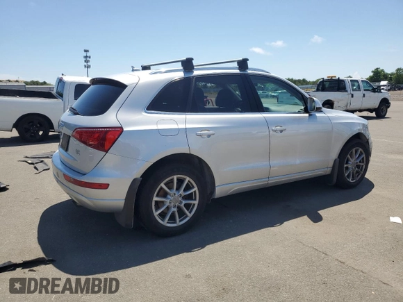2012 Audi Q5 Premium with VIN WA1CFAFP3CA135780, listed as a Copart auction lot 64635525 with 118,061 mi miles and Salvage title. Bid and sale history available at DreamBid. Image 3.