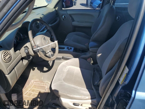 2005 Jeep Liberty Limited with VIN 1J4GK58K35W625406, listed as a Copart auction lot 46988565 with 223,860 mi miles and Salvage Title. Bid and sale history available at carsss.com. Image 7.