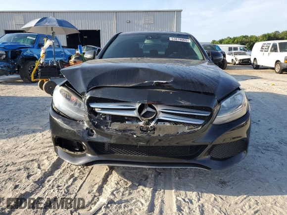 2017 Mercedes-Benz C C 300 with VIN WDDWF4JB6HR241526, listed as a Copart auction lot 53878065 with 86,857 mi miles and Salvage Title. Bid and sale history available at carsss.com. Image 5.