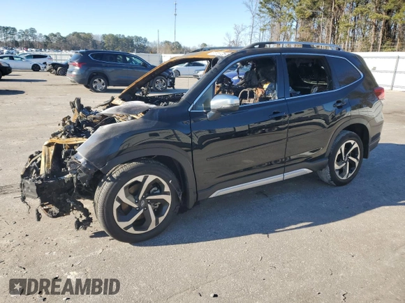 2023 Subaru Forester Touring with VIN JF2SKARC2PH514533, listed as a Copart auction lot 87157284 with 0 mi miles and Salvage Title. Bid and sale history available at carsss.com. Image 1.