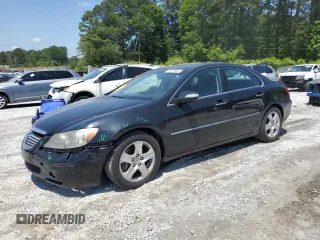 2006 Acura RL with VIN JH4KB165X6C001111, listed as a Copart auction lot 55739065 with 187,644 mi miles and Salvage title. Bid and sale history available at DreamBid. Image 1.