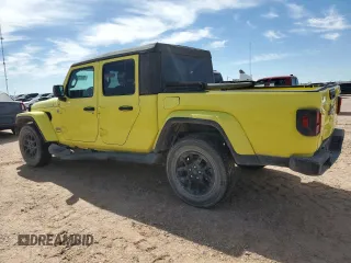 2023 Jeep Gladiator Overland with VIN 1C6HJTFG7PL564945, listed as a Copart auction lot 55837975 with 35,693 mi miles and Salvage title. Bid and sale history available at DreamBid. Image 2.