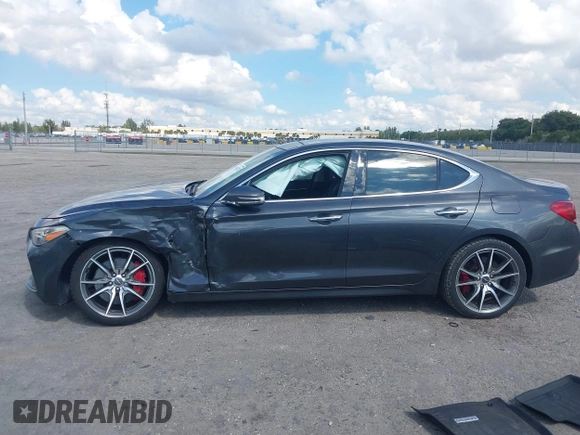 2020 Genesis G70 3.3T with VIN KMTG34LE8LU050941, listed as a IAAI auction lot 41676221 with 36,528 mi miles and . Bid and sale history available at DreamBid. Image 14.