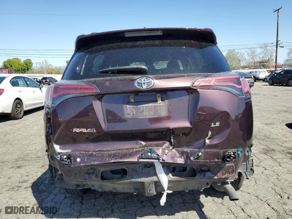 2018 Toyota RAV4 LE with VIN 2T3ZFREV3JW428351, listed as a Copart auction lot 49308465 with 83,348 mi miles and Salvage Title. Bid and sale history available at carsss.com. Image 6.