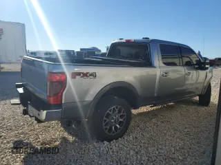 2021 Ford Super Duty F-250 SRW XL with VIN 1FT8W2BT8MEC78349, listed as a Copart auction lot 83420024 with 0 mi miles and Salvage Title. Bid and sale history available at carsss.com. Image 3.