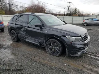 2023 Volkswagen Tiguan SE R-Line Black with VIN 3VV8B7AX7PM027416, listed as a Copart auction lot 50205645 with 39,095 mi miles and Salvage Title. Bid and sale history available at carsss.com. Image 4.