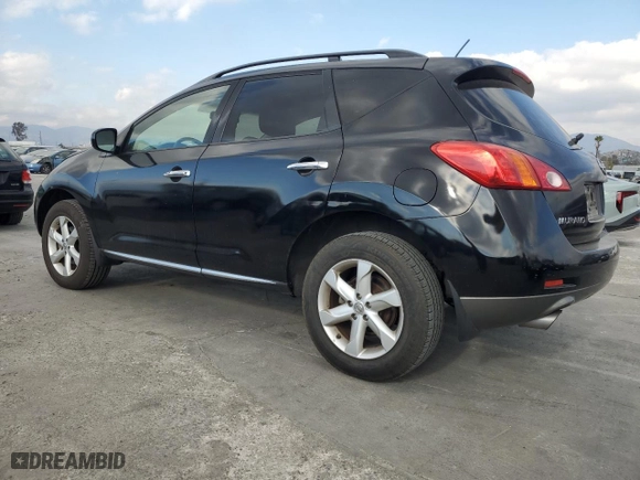 2009 Nissan Murano S with VIN JN8AZ18U39W030101, listed as a Copart auction lot 42682215 with 161,067 mi miles and Salvage Title. Bid and sale history available at carsss.com. Image 2.