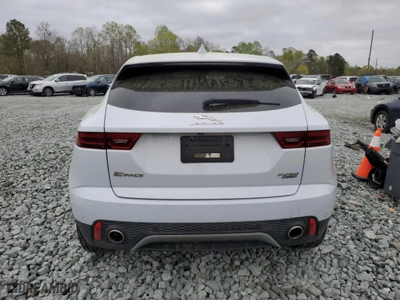 2019 Jaguar E-PACE S with VIN SADFJ2FX9K1Z64864, listed as a Copart auction lot 51897935 with 75,531 mi miles and Salvage Title. Bid and sale history available at carsss.com. Image 6.