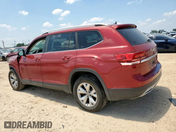 2018 Volkswagen Atlas S with VIN 1V2AP2CA9JC599351, listed as a Copart auction lot 58223485 with 69,527 mi miles and Salvage title. Bid and sale history available at DreamBid. Image 2.
