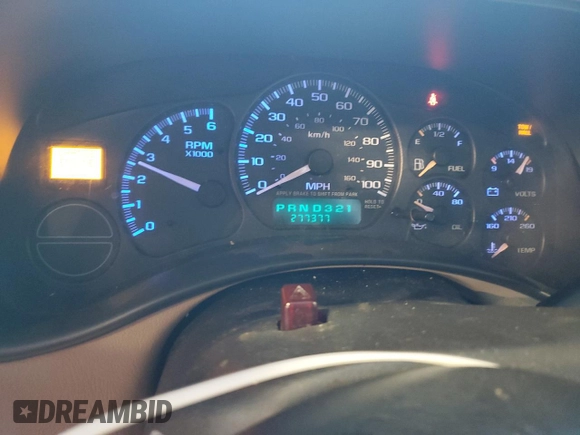 2002 Chevrolet Suburban LS with VIN 3GNEC16Z32G187474, listed as a Copart auction lot 88990565 with 277,377 mi miles and Salvage Title. Bid and sale history available at carsss.com. Image 9.