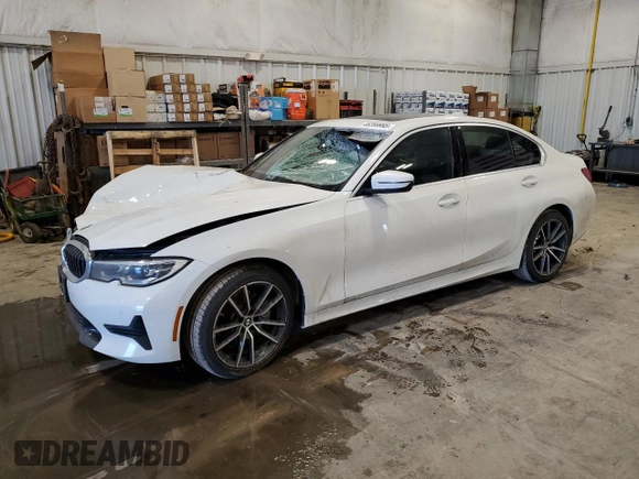 2019 BMW 3 Series 330i xDrive with VIN 3MW5R7J57K8B00679, listed as a Copart auction lot 46289995 with 77,184 mi miles and Non Repairable. Bid and sale history available at DreamBid. Image 1.