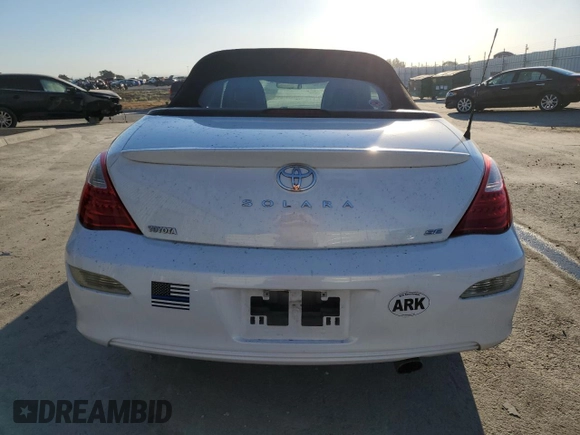 2007 Toyota Solara SE with VIN 4T1FA38P67U115629, listed as a Copart auction lot 72619864 with 215,101 mi miles and Salvage Title. Bid and sale history available at carsss.com. Image 6.