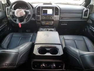 2021 Ford Expedition XLT with VIN 1FMJU1HT9MEA32205, listed as a Copart auction lot 54782185 with 43,300 mi miles and Salvage title. Bid and sale history available at DreamBid. Image 8.