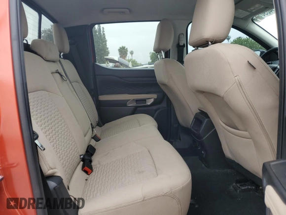 2024 Ford Ranger XLT with VIN 1FTER4HH5RLE09913, listed as a Copart auction lot 54896735 with 22,918 mi miles and Salvage title. Bid and sale history available at DreamBid. Image 10.