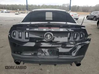 2010 Ford Mustang GT500 with VIN 1ZVBP8JS6A5114864, listed as a Copart auction lot 43198585 with 42,008 mi miles and Salvage title. Bid and sale history available at DreamBid. Image 6.