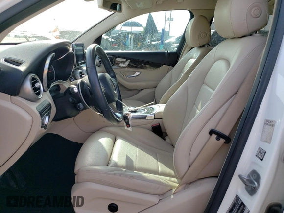 2019 Mercedes-Benz GLC 300 with VIN WDC0G4JB9KV159358, listed as a Copart auction lot 56053465 with 89,497 mi miles and Salvage title. Bid and sale history available at DreamBid. Image 7.