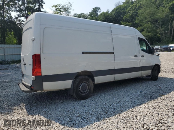 2022 Mercedes-Benz Sprinter Cargo with VIN W1Y40CHY1NT102227, listed as a Copart auction lot 64997704 with Not Provided miles and Salvage Title. Bid and sale history available at carsss.com. Image 3.