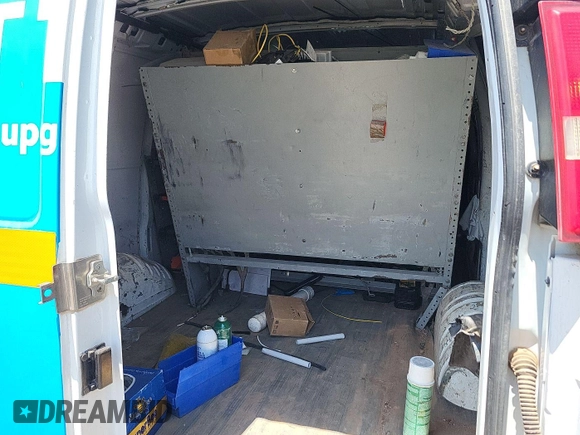 2010 Chevrolet Express Cargo with VIN 1GCZGFBA6A1153344, listed as a IAAI auction lot 42900629 with 149,002 mi miles and . Bid and sale history available at DreamBid. Image 6.