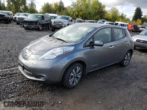 2016 Nissan LEAF S with VIN 1N4BZ0CP4GC314336, listed as a Copart auction lot 76608474 with 67,923 mi miles and Salvage Title. Bid and sale history available at carsss.com. Image 1.