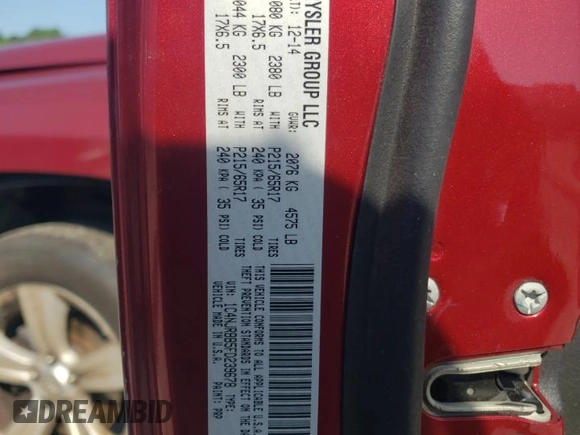 2015 Jeep Patriot Sport with VIN 1C4NJRBB5FD239678, listed as a Copart auction lot 61937455 with 211,165 mi miles and Salvage title. Bid and sale history available at DreamBid. Image 13.