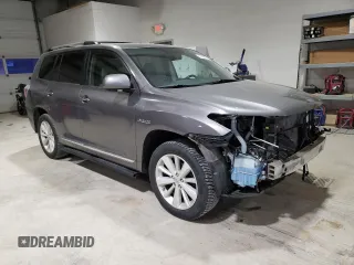 2011 Toyota Highlander Limited with VIN JTEDC3EH6B2001004, listed as a Copart auction lot 48986625 with 249,741 mi miles and Salvage title. Bid and sale history available at DreamBid. Image 4.