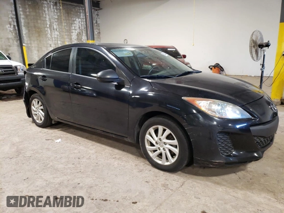2012 Mazda 3 i Grand Touring with VIN JM1BL1W82C1542914, listed as a Copart auction lot 80790833 with 138,058 mi miles and Salvage Title. Bid and sale history available at DreamBid. Image 4.