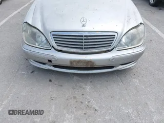 2001 Mercedes-Benz S-Class 6.0L with VIN WDBNG78JX1A191170, listed as a IAAI auction lot 42034966 with 1 mi miles. Bid and sale history available at carsss.com. Image 6.
