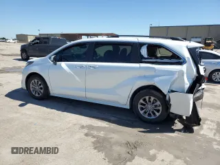 2023 Toyota Sienna XLE with VIN 5TDYRKEC9PS149506, listed as a Copart auction lot 54067675 with 25,841 mi miles and Salvage Title. Bid and sale history available at carsss.com. Image 2.